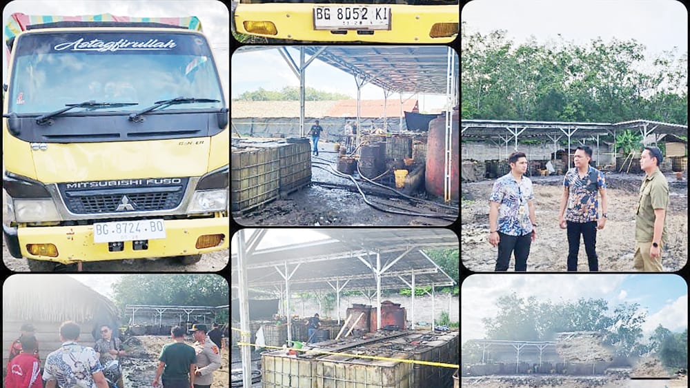 Geger! Gudang Minyak Ilegal di Gelumbang Digerebek, Simpan 60 Ton BBM dan Truk Modifikasi