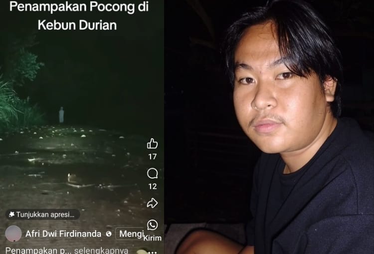 Fakta Video Pocong Melayang di Empat Lawang, Berani Nonton?