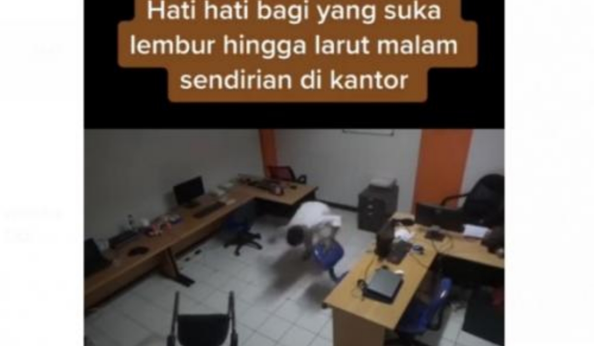 Horor! Seorang Pria Mengalami Gangguan Makhluk Halus Saat Lembur