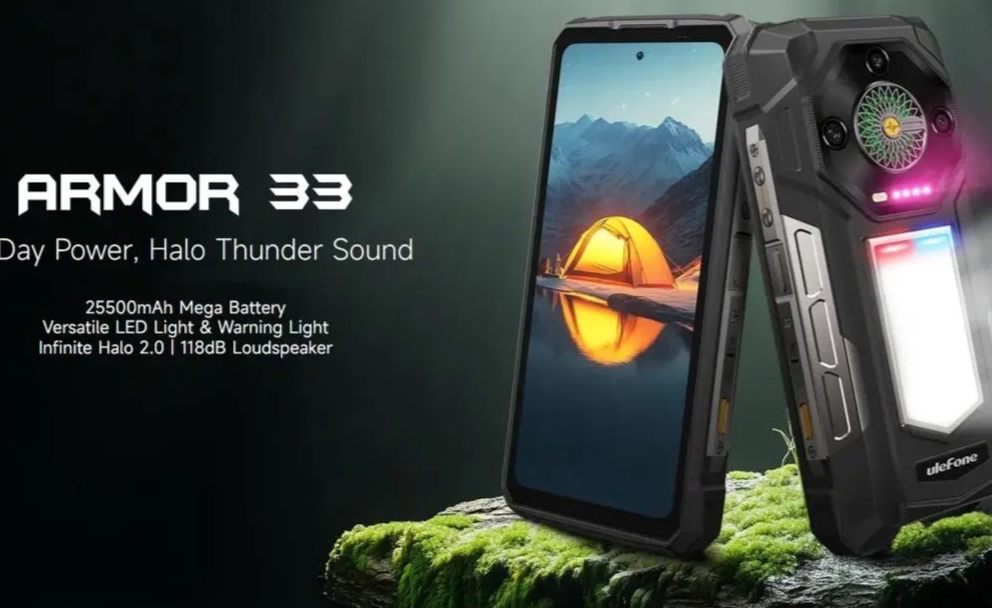 Ulefone Armor 33 4G, Ponsel Rugged Baterai 25500 mAh yang Tahan Berhari-hari di Medan Ekstrem