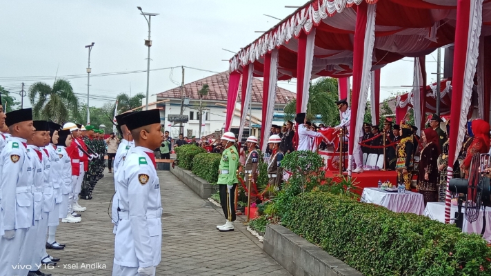 Upacara Pengibaran Bendera HUT RI ke-80 di Empat Lawang Berlangsung Khidmat