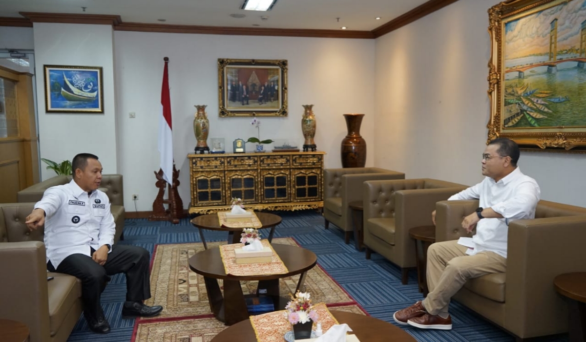 Penjabat Bupati Empat Lawang, Fauzan Khoiri Denin, Audiensi dengan Kepala Bank Indonesia Perwakilan Sumsel