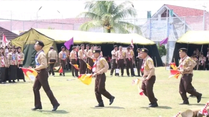 Lapas Empat Lawang Ikuti Perkemahan Satya Dharma Bhakti Pemasyarakatan se-Sumatera Selatan