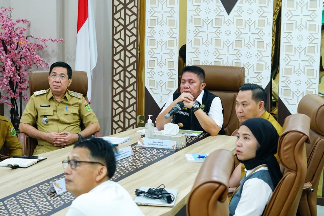 Gubernur Sumsel Hadiri Rakor Penanganan Inflasi dan Antisipasi Cuaca Ekstrem Jelang Idul Fitri 1446 H