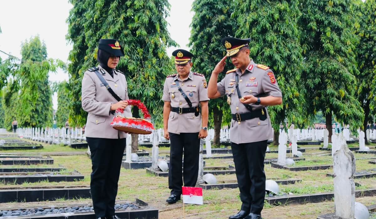 Polda Sumsel Kenang Jasa Pahlawan Menjelang Hari Bhayangkara ke-78