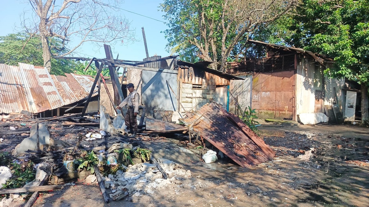 Kebakaran Hebat di Sako Palembang, Satu Rumah Ludes Terbakar