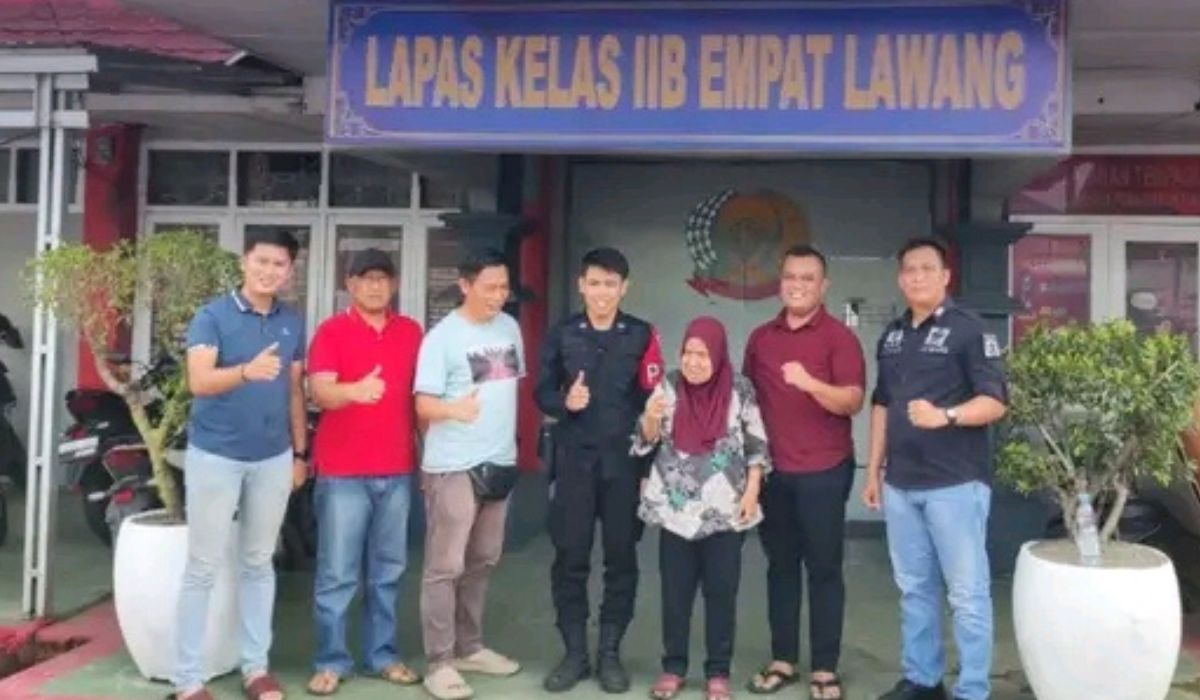 Persatuan Tuna Netra Indonesia Kunjungan Ke Lapas Empat Lawang dalam Rangka Pemecahan Rekor MURI