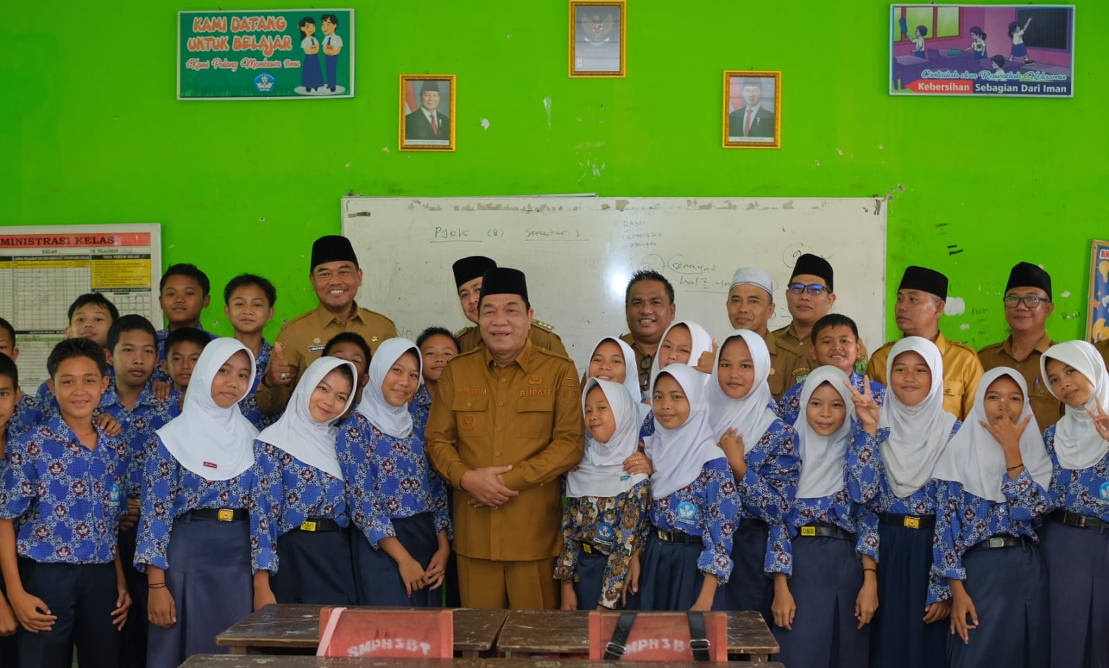 Bupati Muba Gencar Sosialisasikan Bahaya Narkoba, Judi Online, dan Pornografi kepada Pelajar Babat Toman