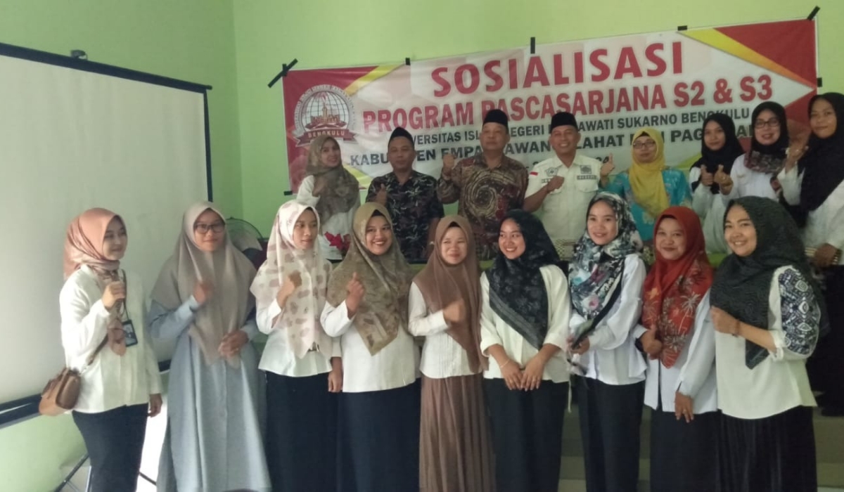 Lakukan Sosialisasi Program Pascasarjana UIN Fatmawati Sukarno Bengkulu di KAKANWIL Kemenag Empat Lawang