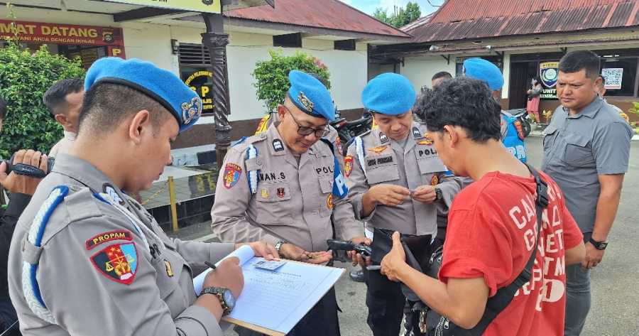 Polres Pagaralam Gelar Penegakan Disiplin, Pastikan Profesionalisme Anggota Tetap Terjaga