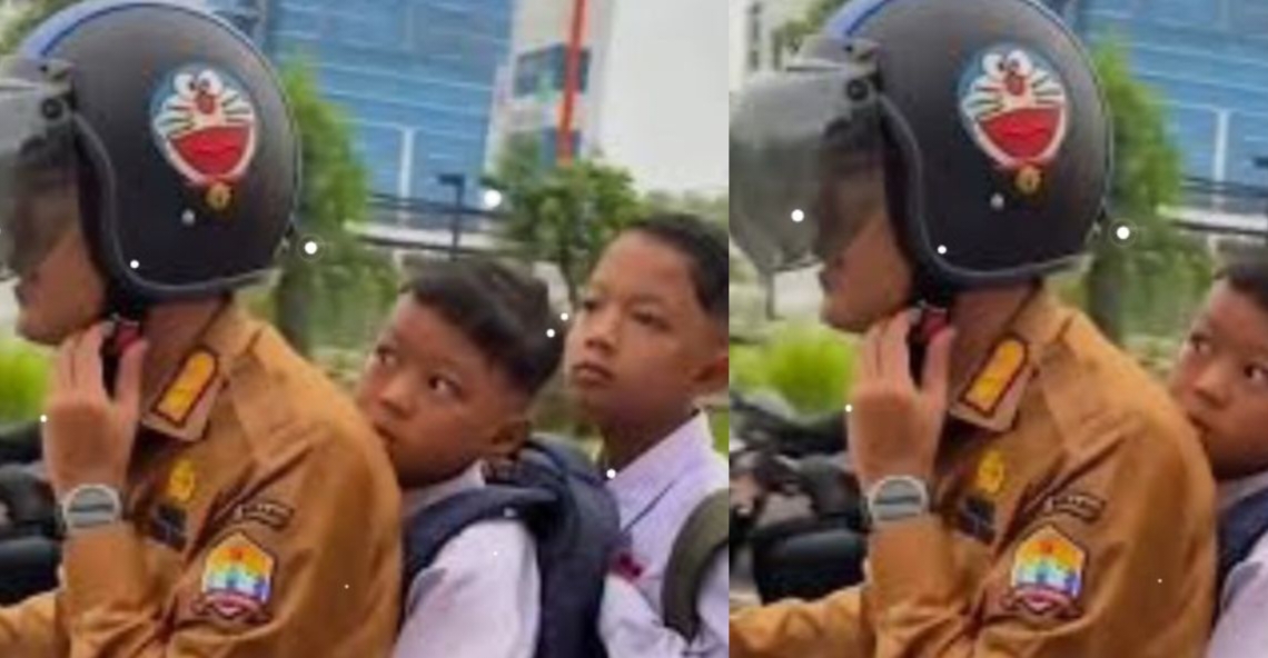 Viral Bonceng Tiga Tanpa Helm, Wakil Wali Kota Serang Minta Maaf dan Siap Ditilang