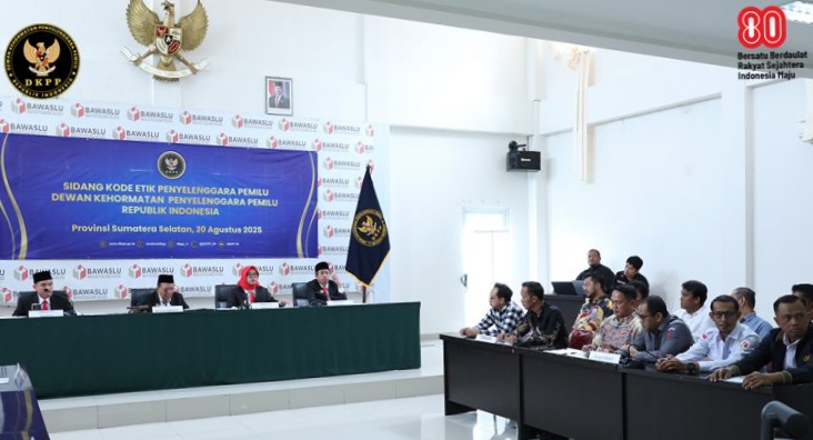 DKPP Tetap Gelar Sidang Etik Ketua dan Anggota Bawaslu Empat Lawang Meski Pengadu Absen