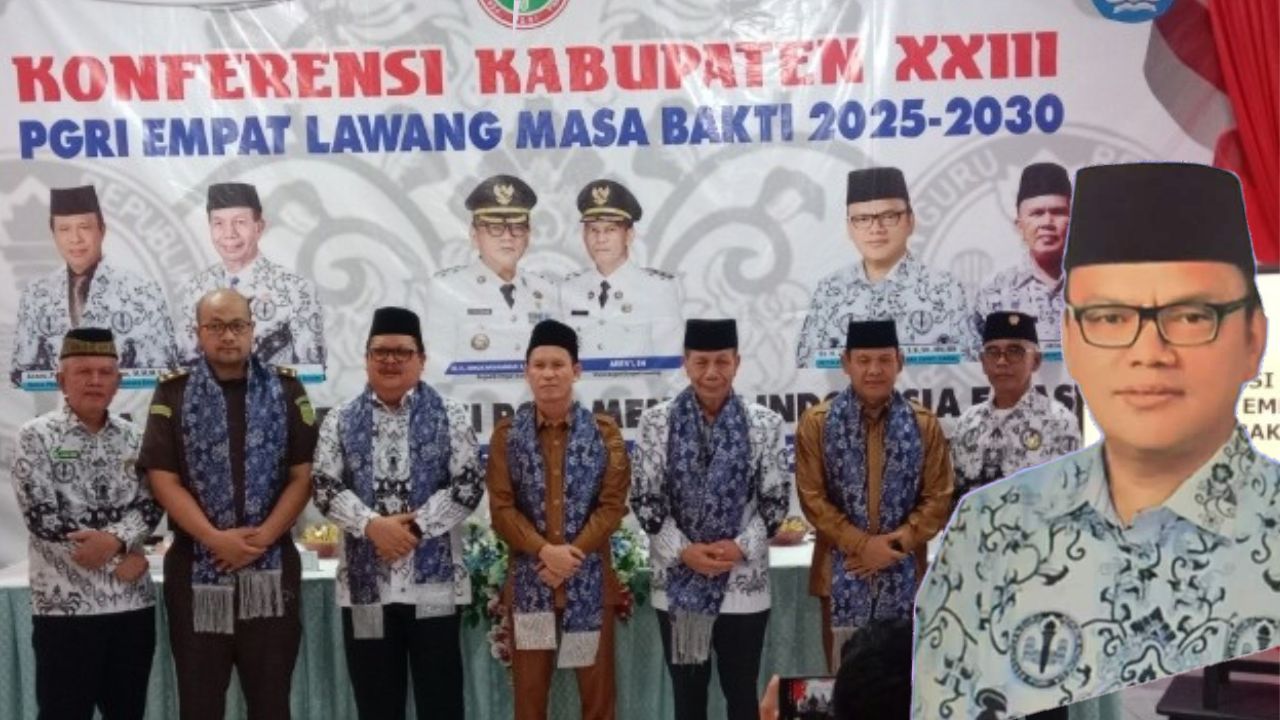Dr. H. Joncik Muhammad Kembali Terpilih Sebagai Ketua PGRI Empat Lawang Masa Bakti 2025–2030