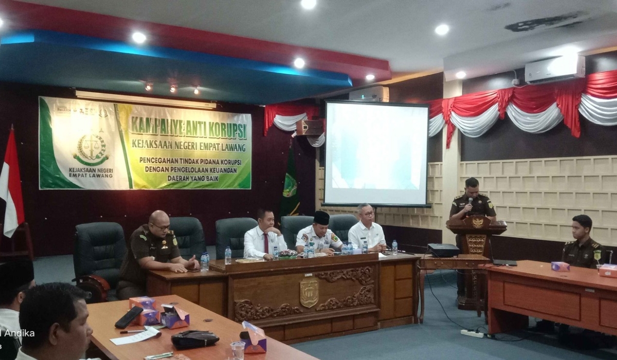 Kejaksaan Negeri Kabupaten Empat Lawang Adakan Kampanye Anti Korupsi