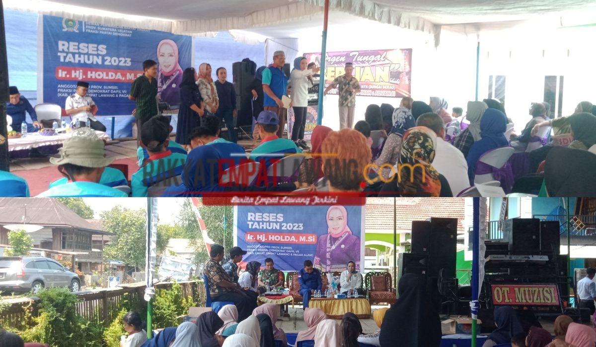Lakukan Reses Ir. Holda M.SI Mempererat Hubungan dengan Warga Kupang dan Kelumpang Jaya di Provinsi Sumsel