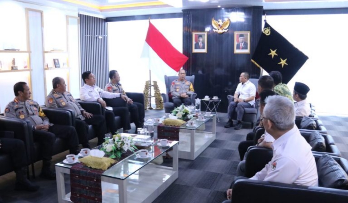 Kapolda Sumsel Terima Audiensi Ketua KPU Provinsi Sumsel, Bahas Koordinasi Songsong Pemilu 2024