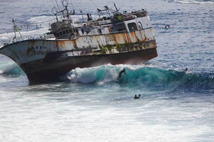 Mengerikan! Misteri Kapal Ho Tsai Fa No 18 di Pantai Padang-Padang, Bali