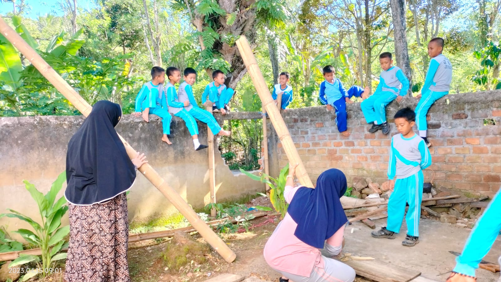 Jelang Libur Hari Raya Idul Fitri 1444 H, SDN 6 Muara Pinang Lakukan Ini