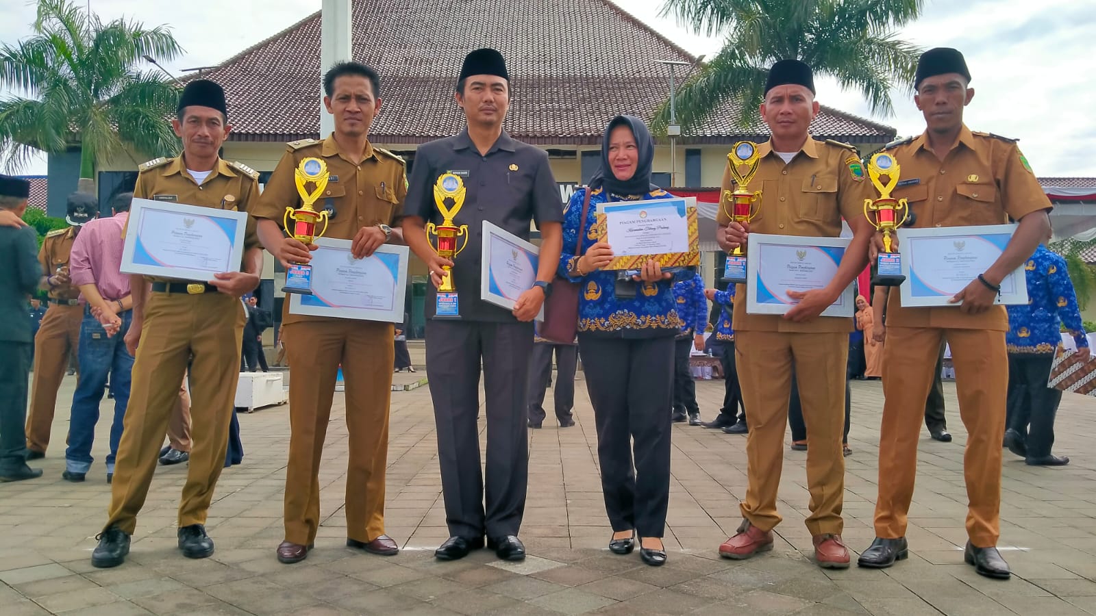 Kecamatan Talang Padang Raih 4 Kategori Terbaik Pertama