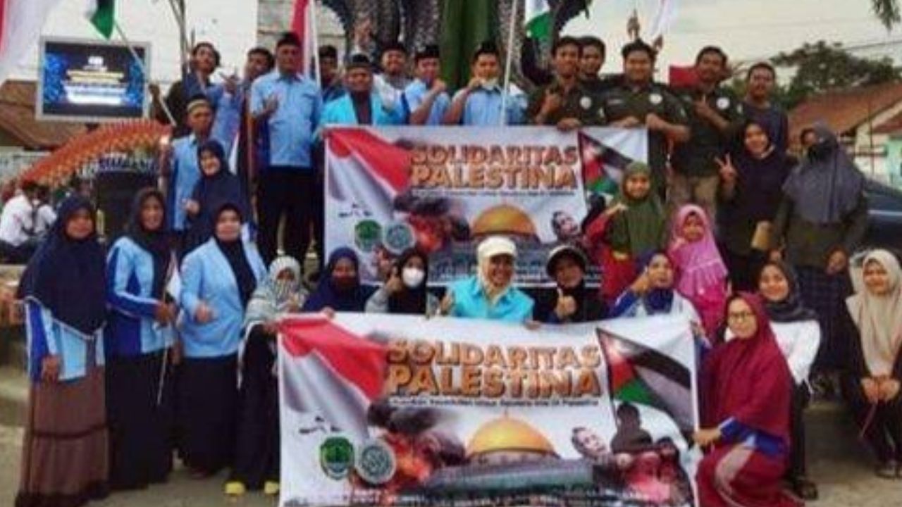 Aksi Bela Palestina di PALI Behasil Kumpulkan Dana Rp34,5 Juta