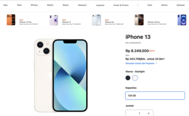 Daftar Harga Terbaru iPhone, Samsung, dan OPPO Januari 2026: Samsung Galaxy Mulai Rp1,4 Jutaan, iPhone Air 