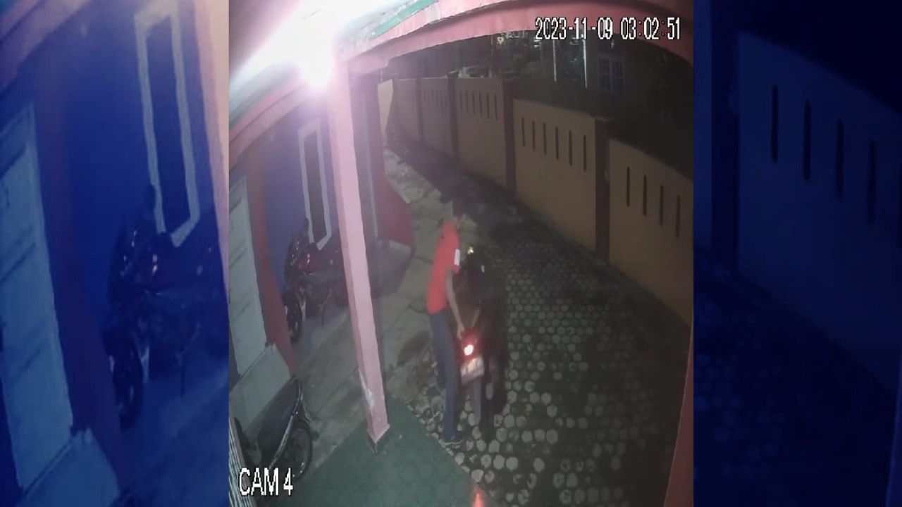 Viral Terekam CCTV Aksi Curanmor Kembali Terjadi, Mahasiswa Jadi Korban