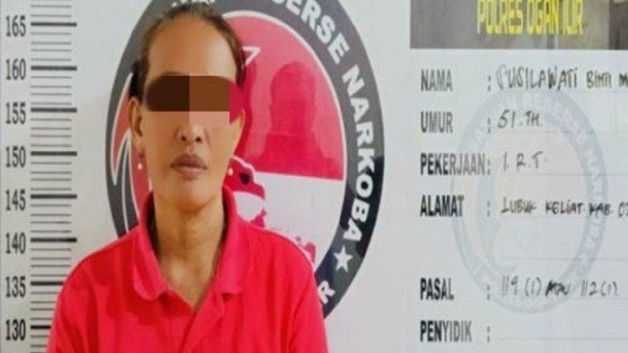 IRT Penyadap Karet di Ogan Ilir Ditangkap Polisi karena Jual Sabu, Alasan Upah Kerja Tak Cukup