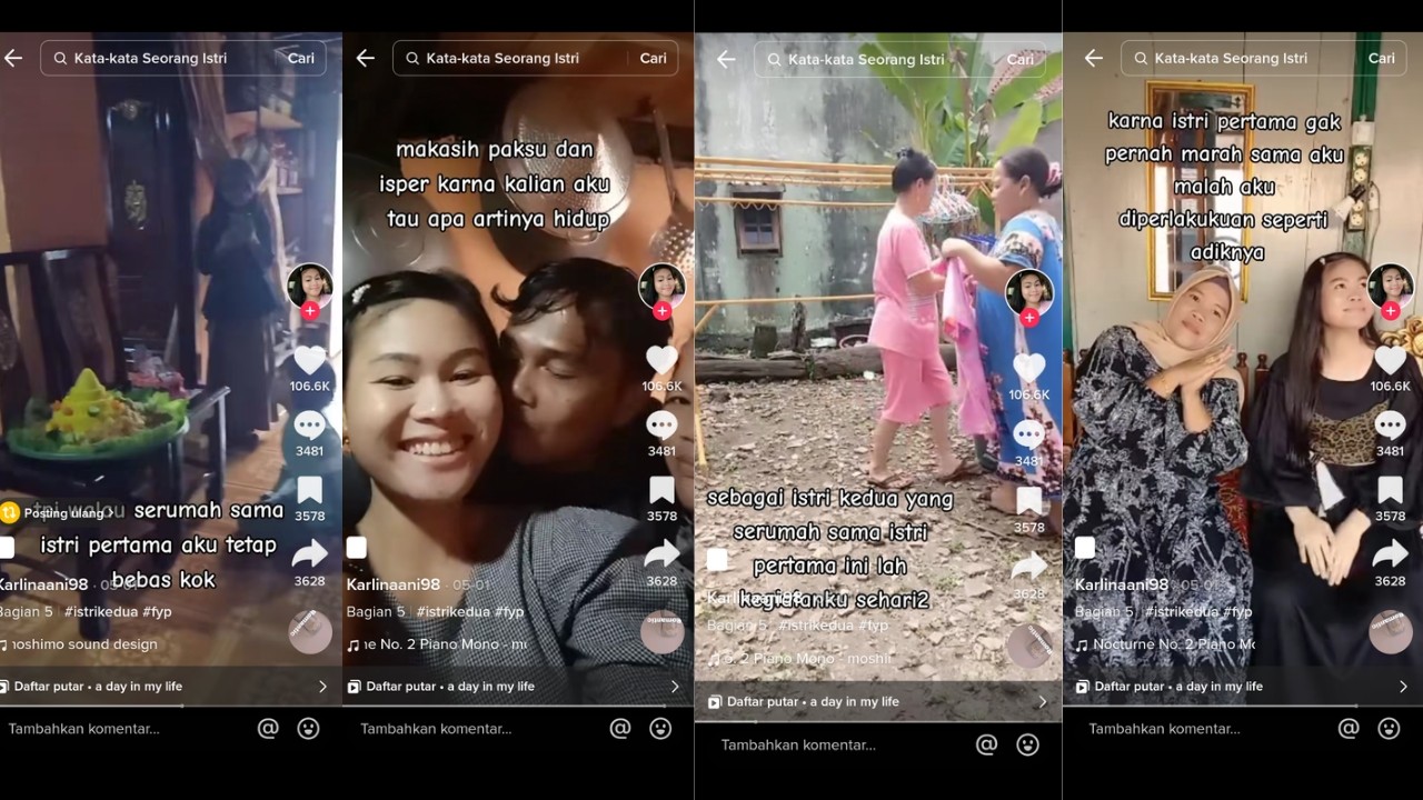 VIRAL!! Istri Muda dan Istri Tua Tinggal Satu Rumah di Sumsel, Bikin Netizen Bereaksi