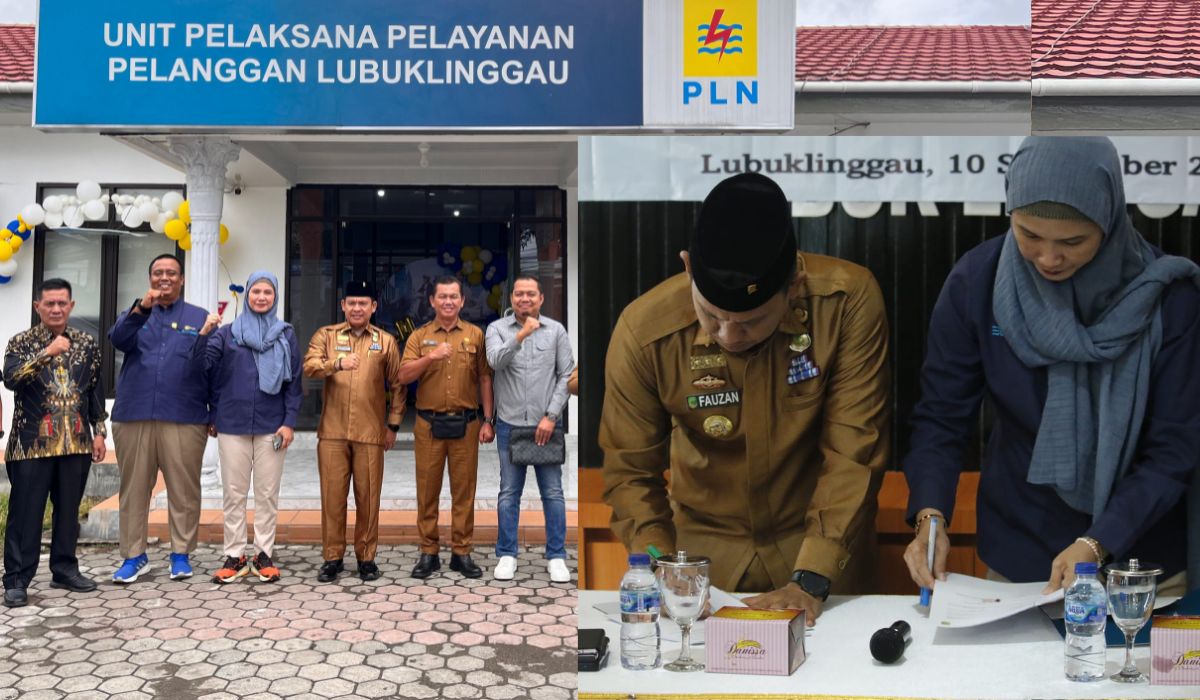 Pemkab Empat Lawang dan PLN Lubuk Linggau Tandatangani Perjanjian Kerjasama PBJT-TL