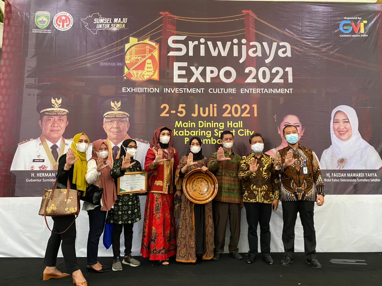 Sriwijaya Expo 2021, Empat Lawang Juara 1 Terbaik Stand Pelayanan Teramah