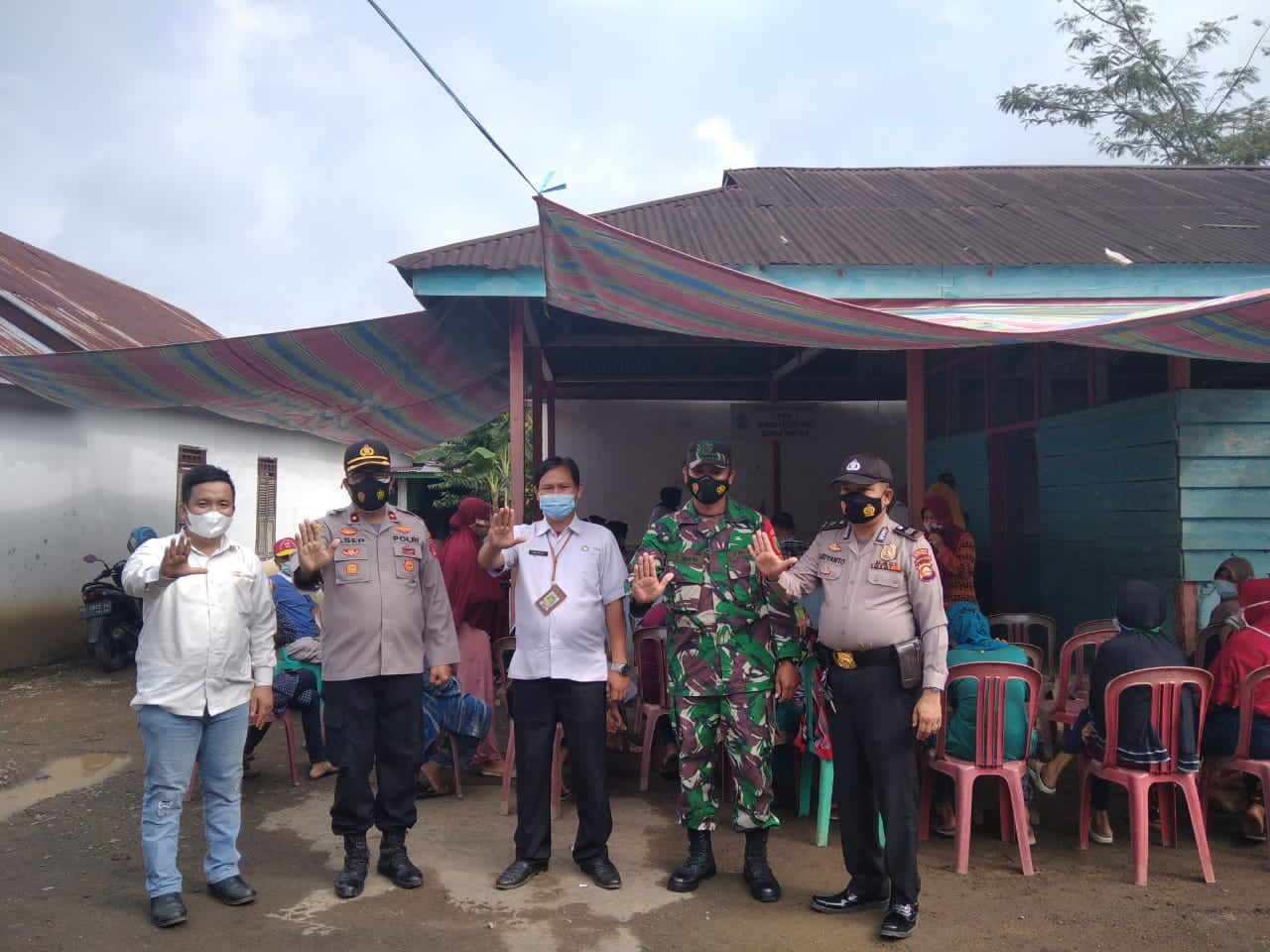 Peserta Vaksin Tanjung Makmur Membludak