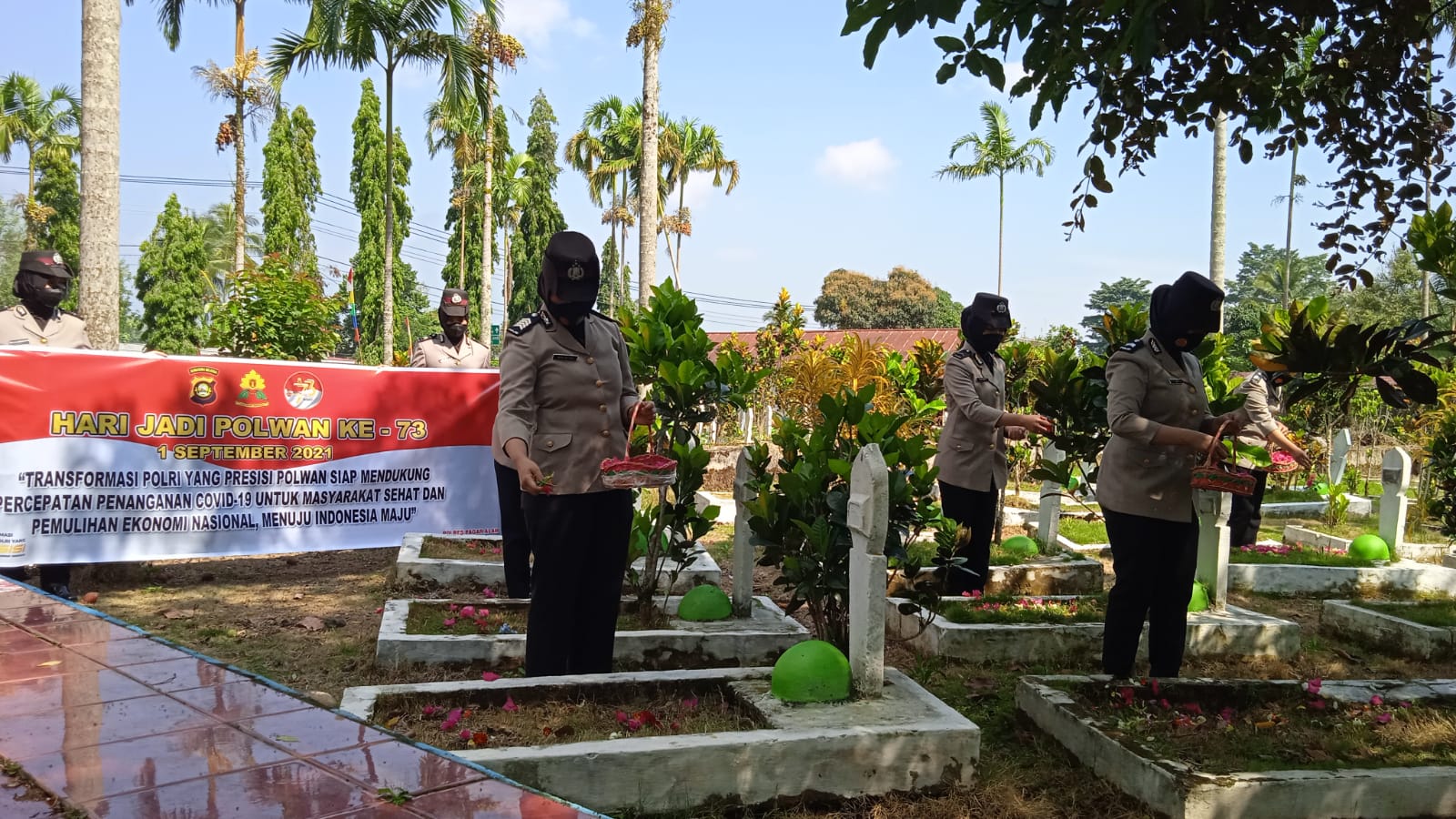 Jelang Hari Jadinya, Ini Yang Dilakukan Polwan Polres Pagaralam