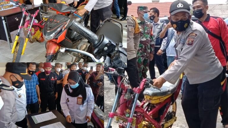 Takut Dipidana, Warga Serahkan Tiga Unit Motor Bodong Ke Polisi