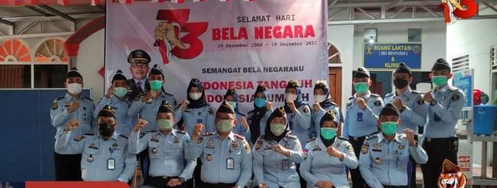 HUT Bela Negara ke-73, Kalapas Kelas III Pagaralam : Harus Memahami Apa Itu Bela Negara