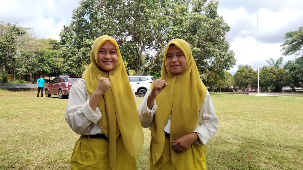 Sering Dikira Kembar, Dua Siswi Ini Bersaing Perebutkan Kursi Ketua OSIS