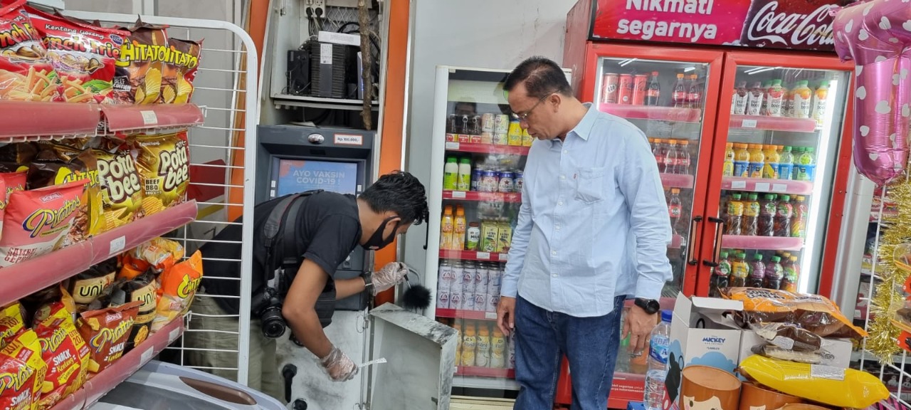 ATM Alfamart Nendagung Nyaris di Bobol Maling