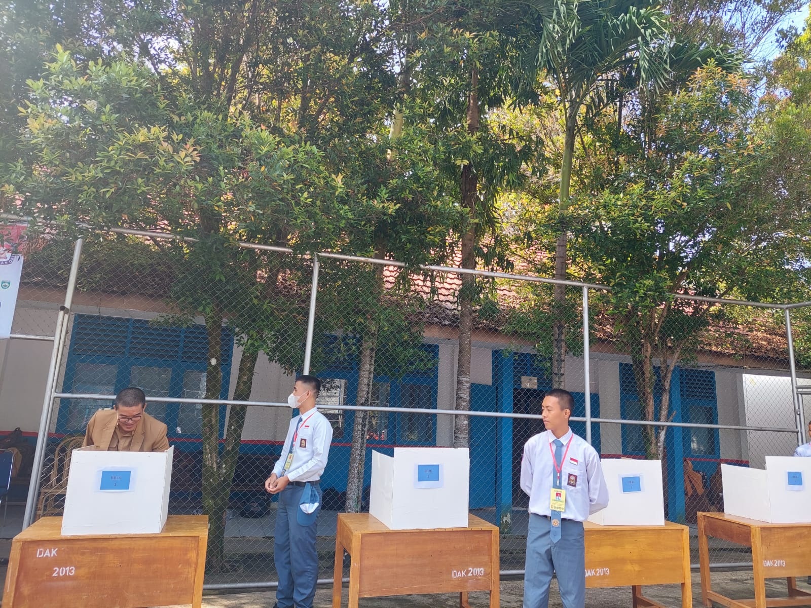 Pemilihan Ketua OSIS di SMK N 1 Empat Lawang Dilakukan Secara Demokrasi