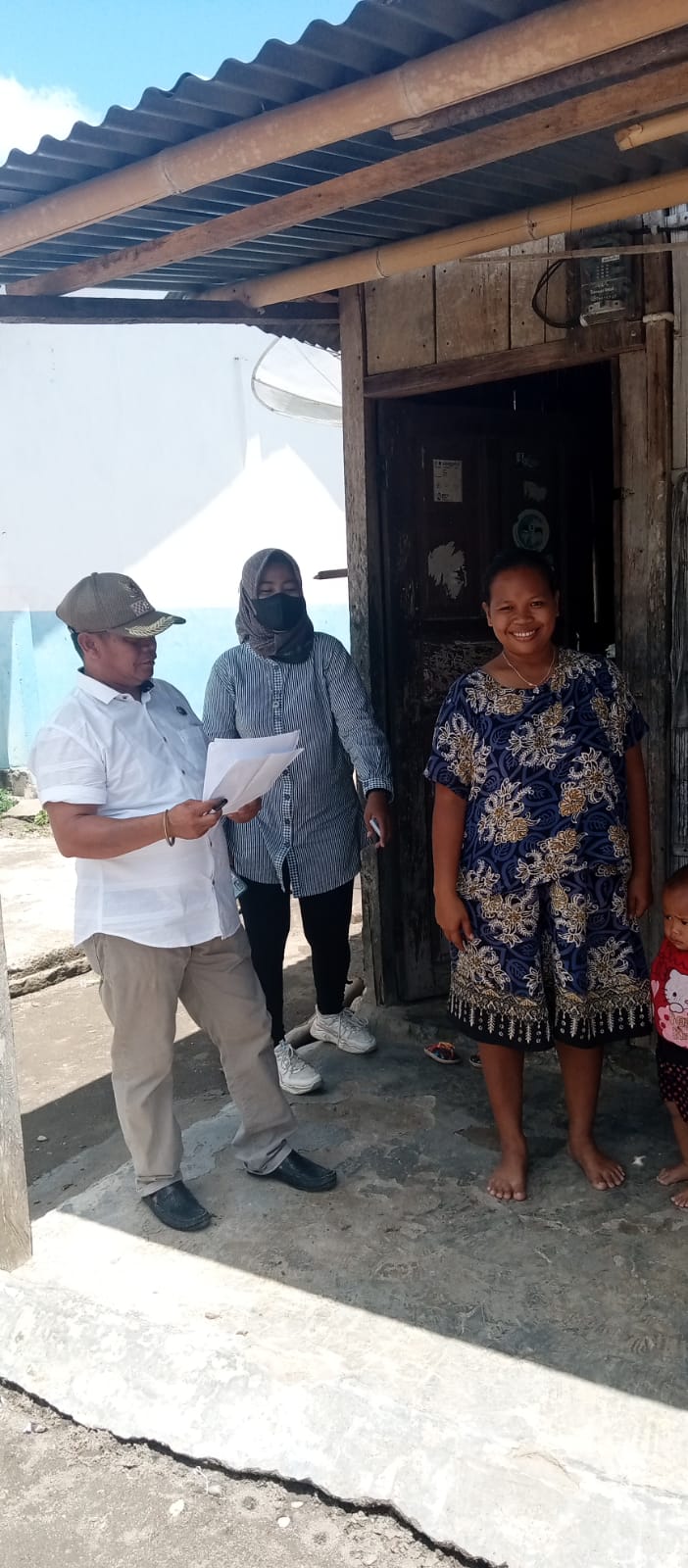 Pjs Kades Rantau Dodor Cek Pendataan Rumah Warga yang Layak untuk di Bedah Rumah