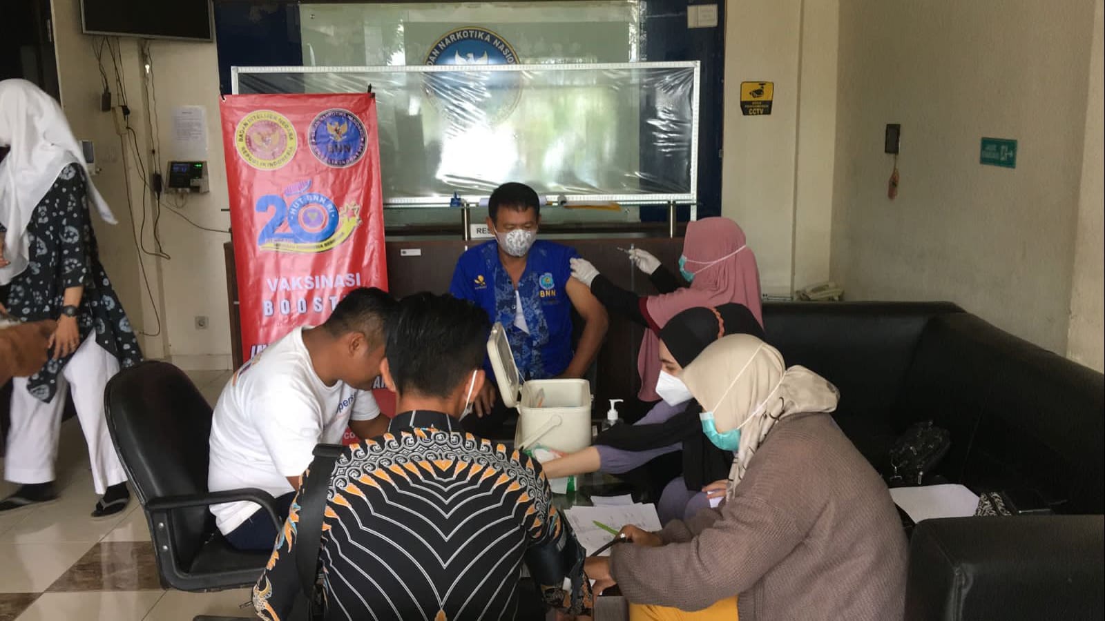 Geber Vaksinasi Bentuk Sinergritas Binda Sumsel dan BNNK Pagaralam