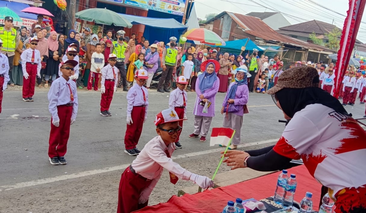 Pemerintah Kabupaten Empat Lawang Gelar Lomba Gerak Jalan Indah, Simak Berikut Juara Juara Tingkat SD 