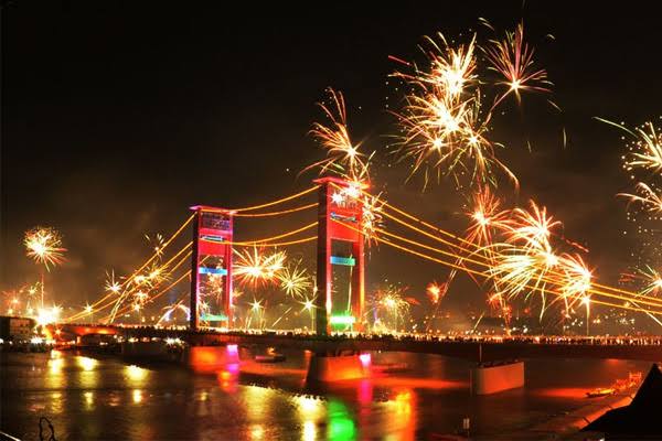 Meriah dan Macet! Begini Skema Rekayasa Lalu Lintas Malam Tahun Baru di Palembang