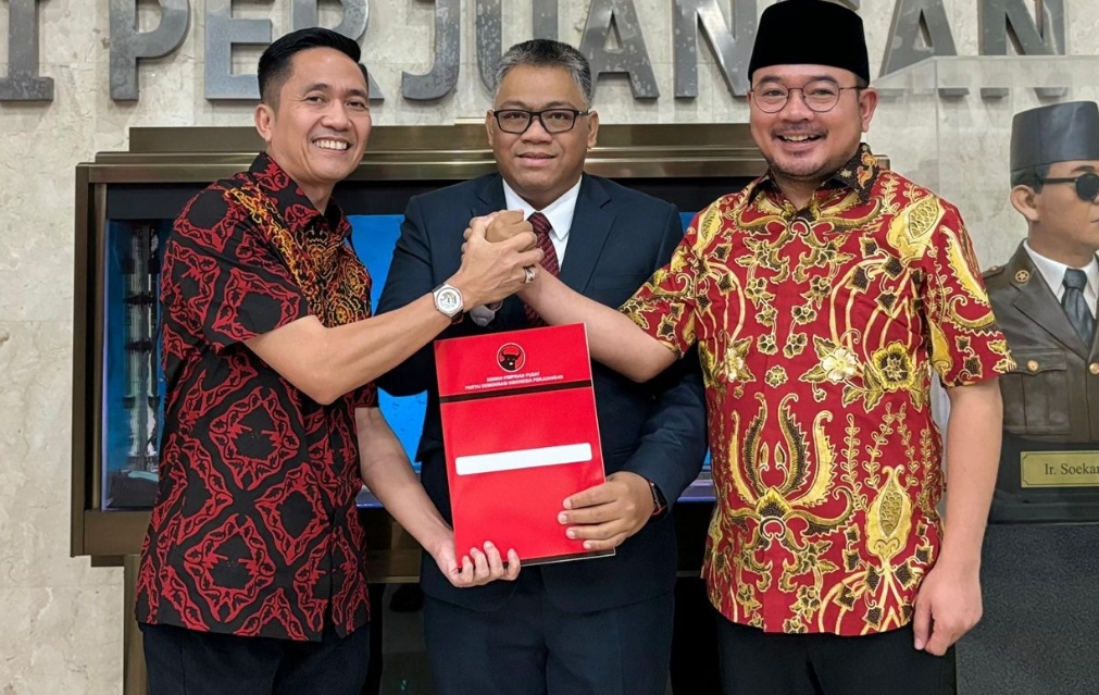 Ratu Dewa dan Prima Salam Resmi Didukung PDI Perjuangan