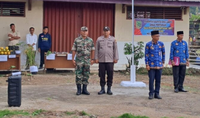 Kapolsek Pendopo Minta Peserta Upacara Jaga Kamtibmas