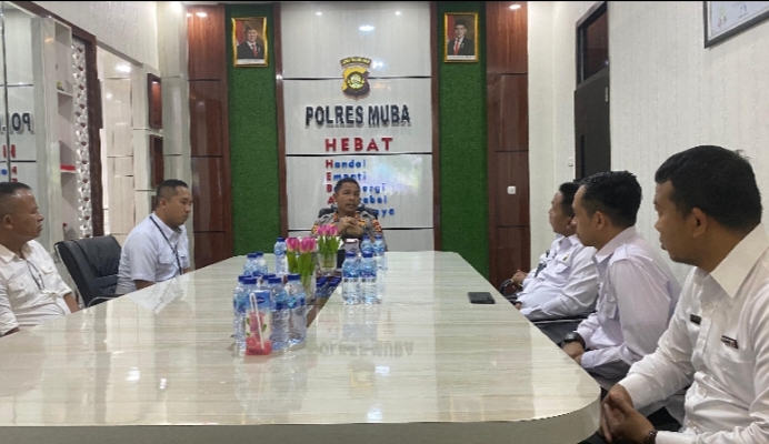 Perkuat Sinergi, Kalapas Sekayu Bersilaturahmi ke Kapolres Muba