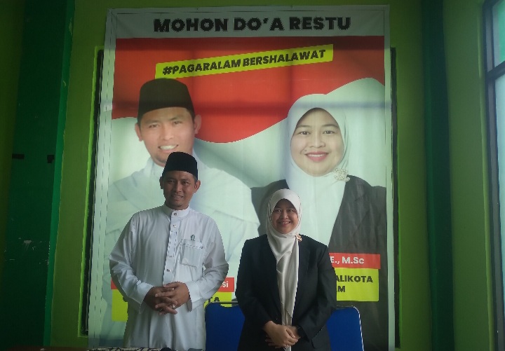 Lewat Jalur Independent, Ustadz Muhaimin dan Dr Elvera Deklarasikan Maju Pilwako Pagar Alam 2024 