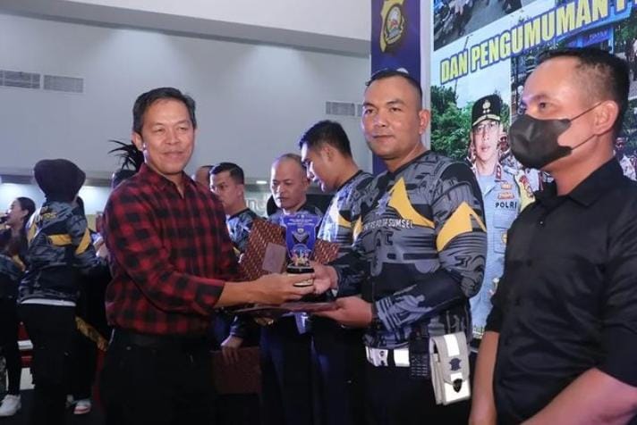 Satlantas Polres Pagaralam Raih Penghargaan