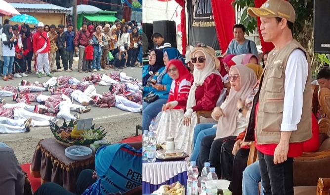 Wabup Hadir, Lomba Gerak Jalan Indah HUT RI ke-80 di Empat Lawang, Diikuti 129 Regu Meriahkan Acara