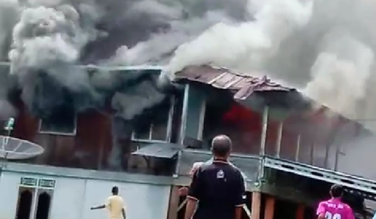 Kebakaran di Desa Batu Bidung Empat Lawang Harta Benda Terbakar kerugian Capai Ratusan Juta