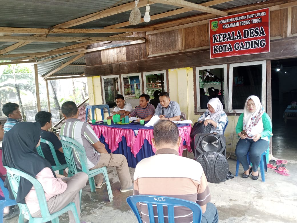 Penerima Bansos Dana Desa di Kota Gading Berkurang