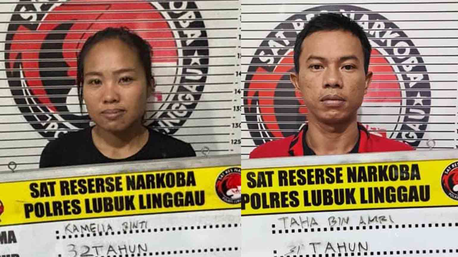 Suami Istri dari Musi Rawas Kompak Jual Ekstasi di Lubuk Linggau, Polisi Amankan Puluhan Butir